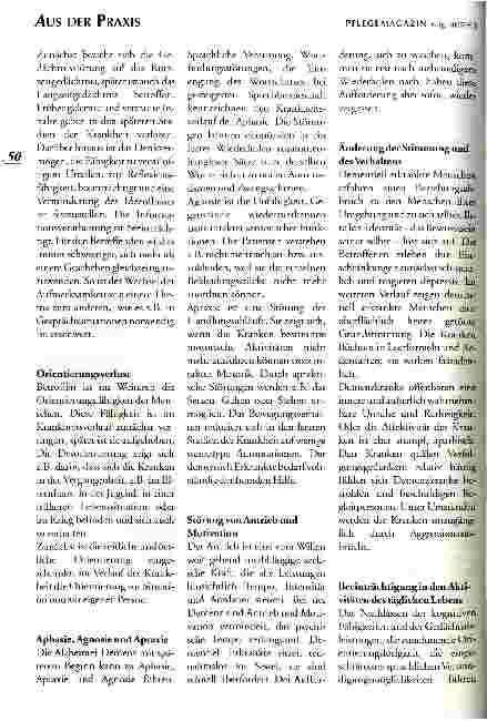 Vorschauseite 3: Pflegeverständnis auf dem Prüfstand Snoezelen ein Konzept für Demenzkranke? Widerstand gegen einen Trend