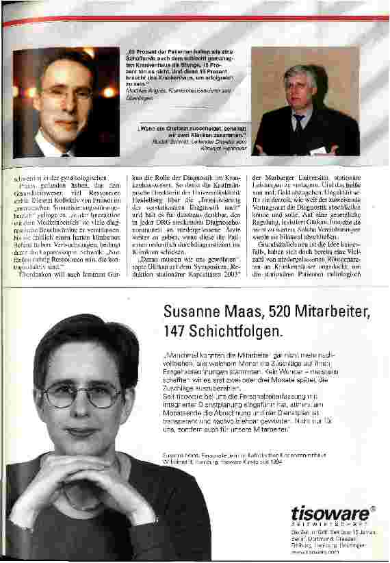 Vorschauseite 4: Da wird Entsetzliches über uns hereinbrechen Krankenhaus-Strukturumbruch