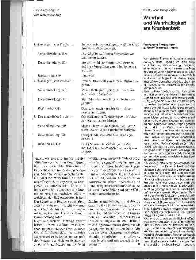 Vorschauseite 2: Das verstehende Gespräch Vom aktiven Zuhören