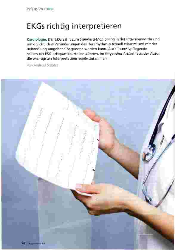 Vorschauseite 1: EKGs richtig interpretieren