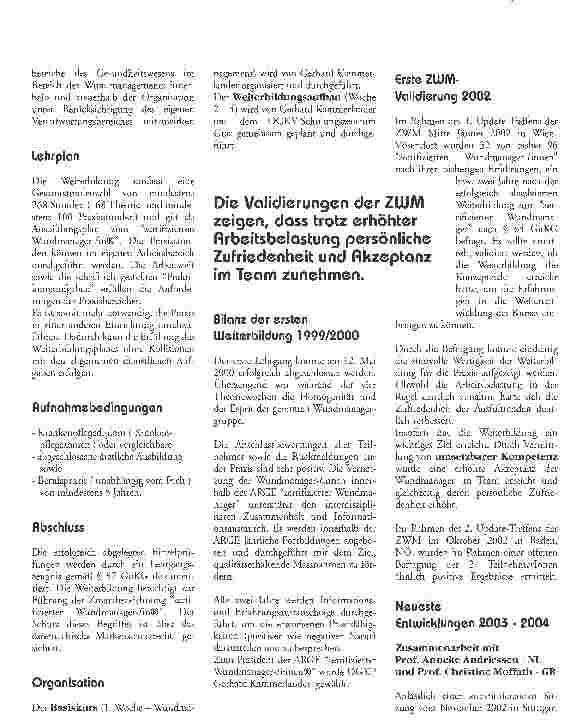 Vorschauseite 2: Zertifizierter Wundmanager/-in
