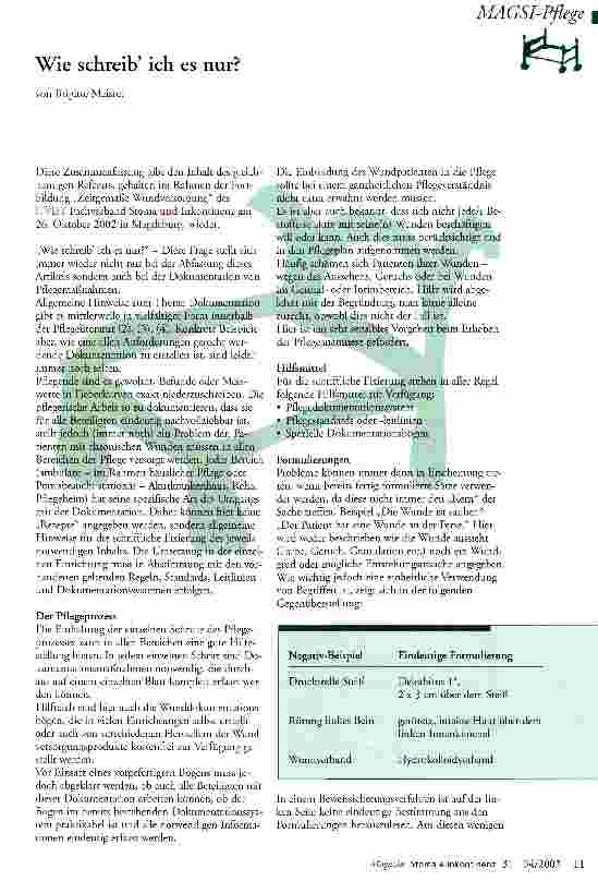Vorschauseite 1: Wie schreib ich es nur?