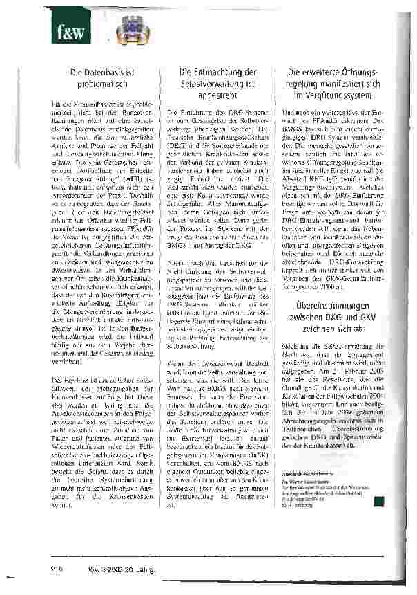 Vorschauseite 3: Das Ziel, den Ausgabenanstieg zu bremsen, wird verfehlt