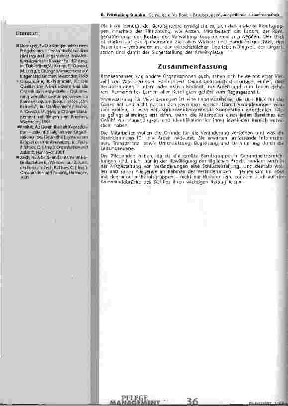 Vorschauseite 6: Gemeinsam ins Boot - Berufsgruppenübergreifende Zusammenarbeit in Zeiten des Wandels