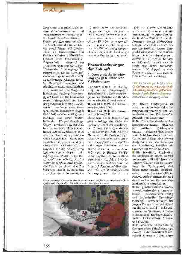 Vorschauseite 3: Pflegenotstand - und kein Ende in Sicht?