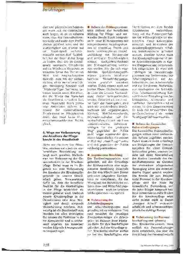Vorschauseite 5: Pflegenotstand - und kein Ende in Sicht?