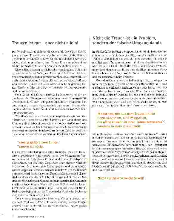 Vorschauseite 3: Trauernde Menschen begleiten?
