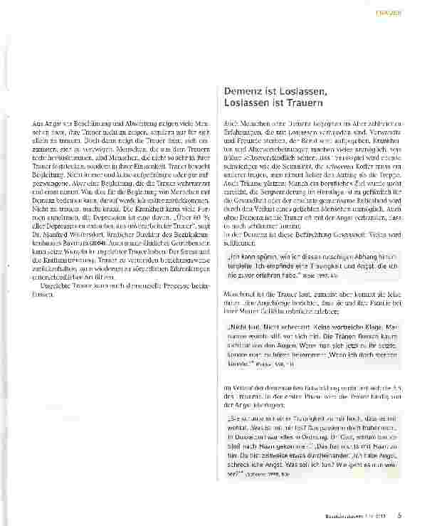 Vorschauseite 4: Trauernde Menschen begleiten?