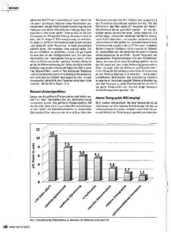 Vorschauseite 4: Möglichkeiten zur Reduktion der Strahlenexposition in der Computertomographie