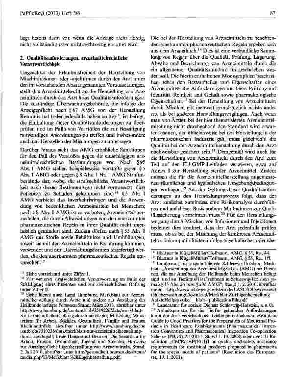 Vorschauseite 3: Die Herstellung von Arzneimitteln durch den Arzt