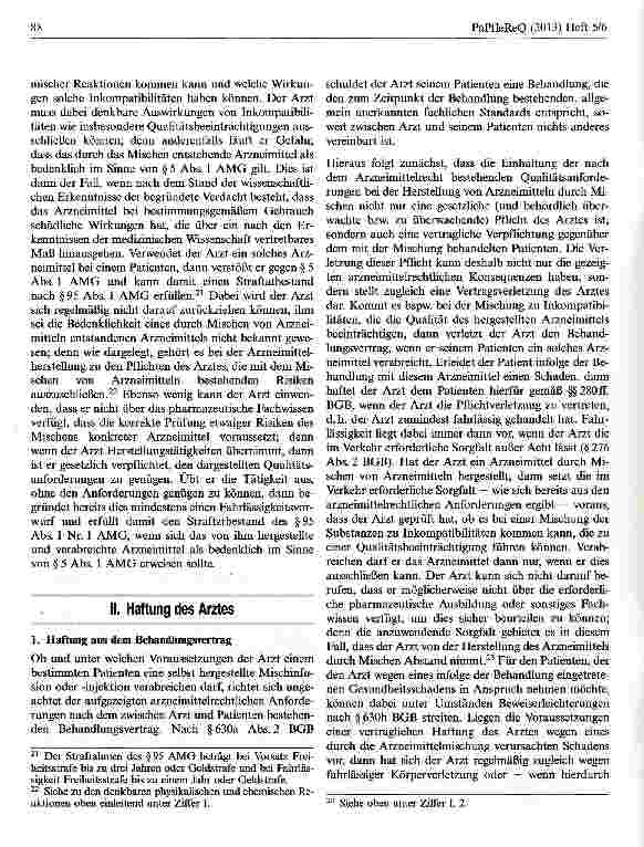 Vorschauseite 4: Die Herstellung von Arzneimitteln durch den Arzt