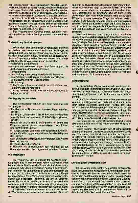 Vorschauseite 2: Die Durchführung von Lehrgängen in häuslicher Kranken-und Altenpflege
