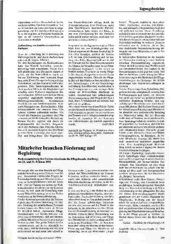 Vorschauseite 2: Umweltschutz im Krankenhaus - Möglichkeiten und Grenzen der Abfallentsorgung Fachtagung d. Umweltinstitutes am 4. /5. Februar 1993