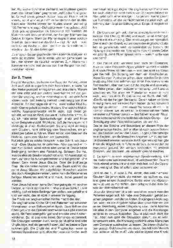 Vorschauseite 4: Pflege und Begleitung von Menschen aus anderen Religionen und Kulturkreisen - Heilen in der Liturgie nach einem Vortrag