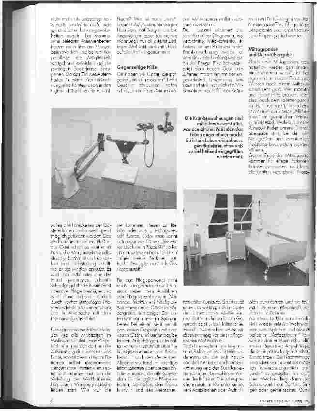 Vorschauseite 2: Krankenwohnung - Bindeglied in der Versorgung