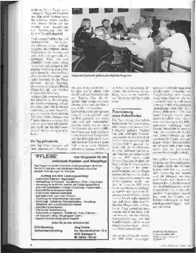 Vorschauseite 3: Krankenwohnung - Bindeglied in der Versorgung