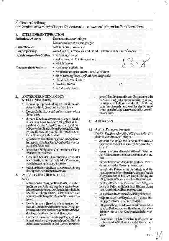 Vorschauseite 4: Pflegemanagement - Beeinflussung der Strukturqualität Stellenbeschreibung für Abteilungsleitungen