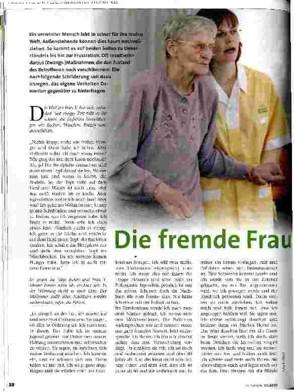 Vorschauseite 1: Die fremde Frau im Spiegel