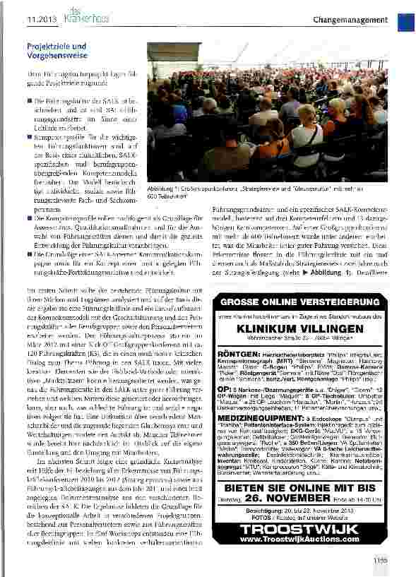 Vorschauseite 2: Führungskultur „Universitätsmedizin 2016 - gute Führung als ein Schlüssel für zukünftige Exzellenz