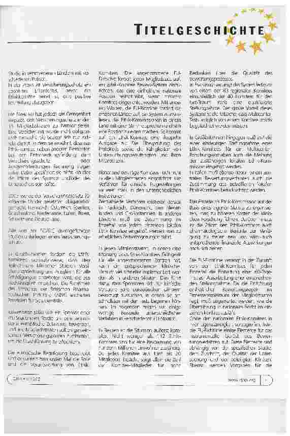 Vorschauseite 4: Neue EU-Gesetze können klinische Krebsforschung behindern