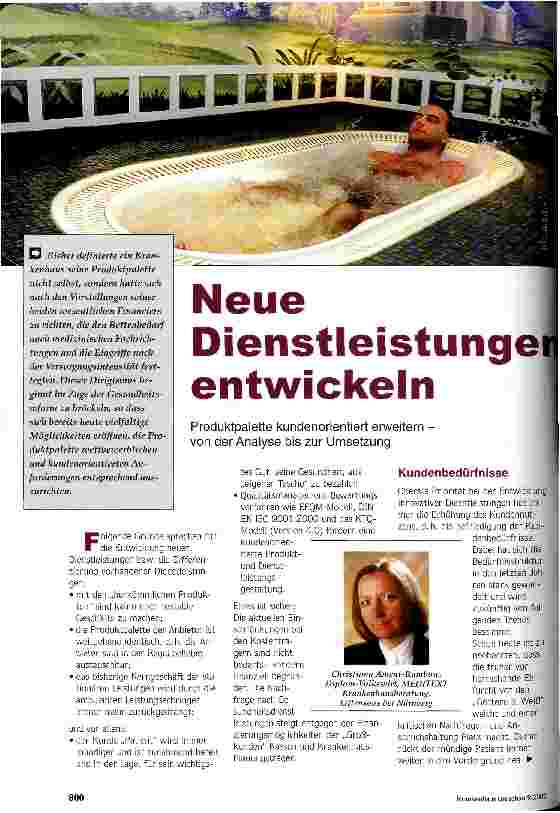 Vorschauseite 1: Neue Dienstleistungen entwickeln Produktpalette kundenorientiert erweitern - von der Analyse bis zur Umsetzung