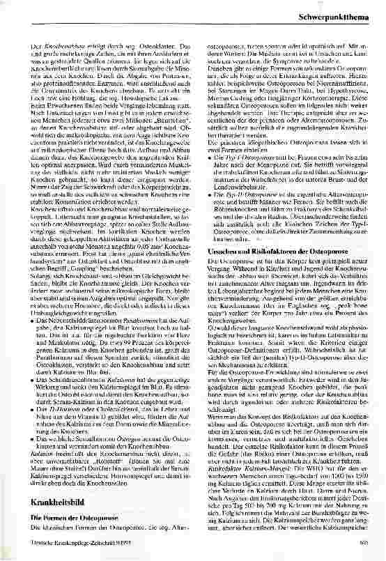Vorschauseite 3: Osteoporose
