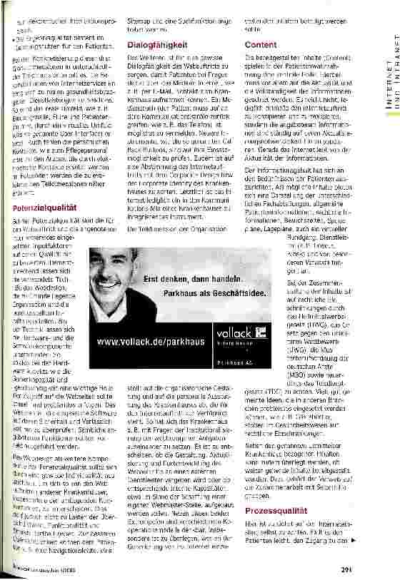 Vorschauseite 2: Internetauftritt - egal, wie? Die Qualität der Homepage muss unter die Lupe