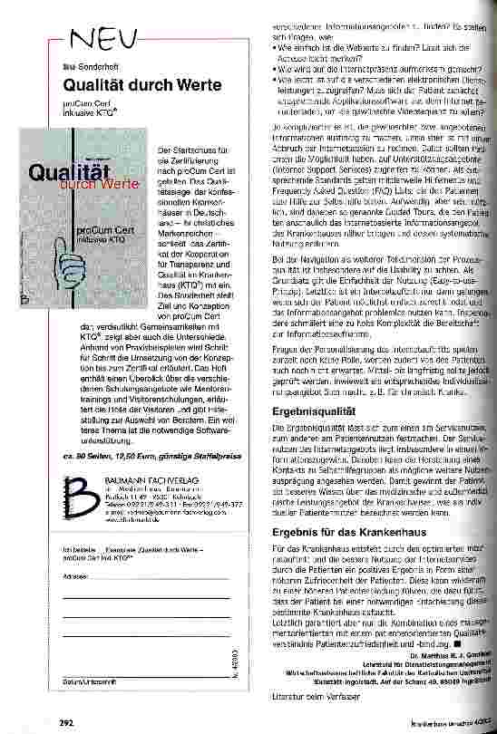 Vorschauseite 3: Internetauftritt - egal, wie? Die Qualität der Homepage muss unter die Lupe
