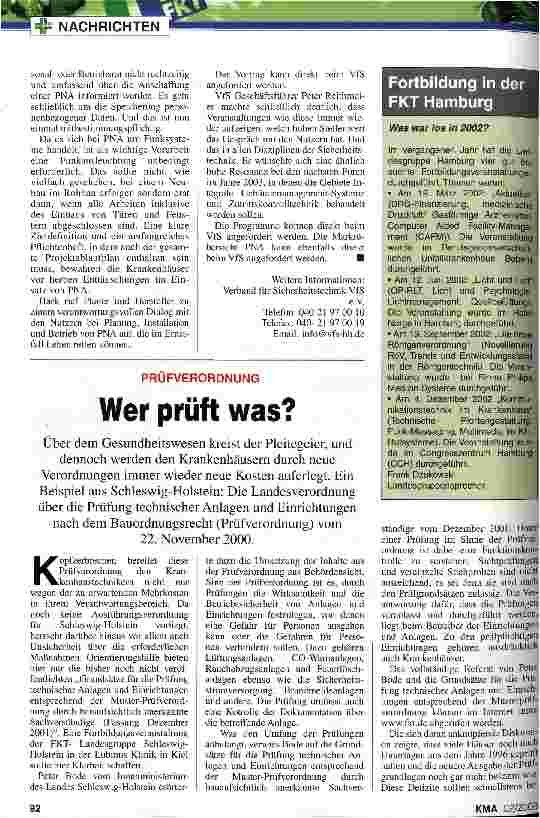 Vorschauseite 2: Sicherheit: Personen-Notsignal-Anlagen (PNA)