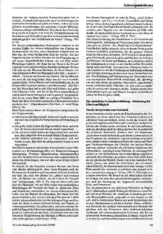 Vorschauseite 2: Gesundheitserziehung (G) im Wandel Aspekte der europäischen Tradition gesundheitbezogener Erziehung