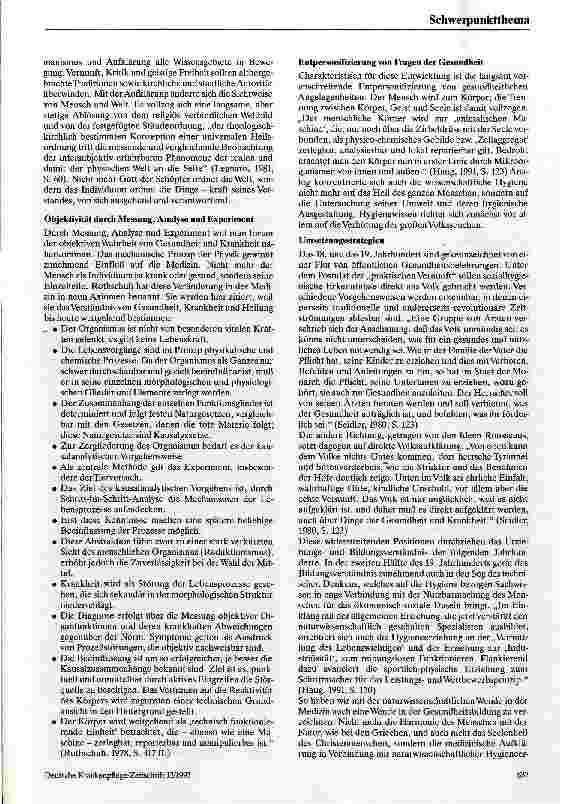 Vorschauseite 4: Gesundheitserziehung (G) im Wandel Aspekte der europäischen Tradition gesundheitbezogener Erziehung