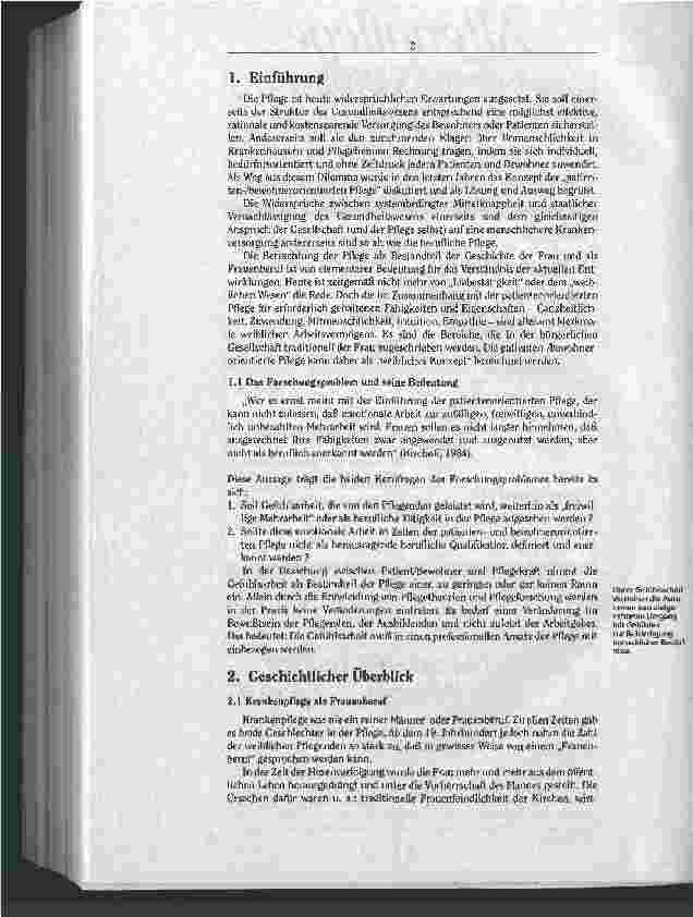 Vorschauseite 2: Gefühlsarbeit in der Pflege Emotionale Arbeit als fester Bestandteil der beruflichen Qualifikation