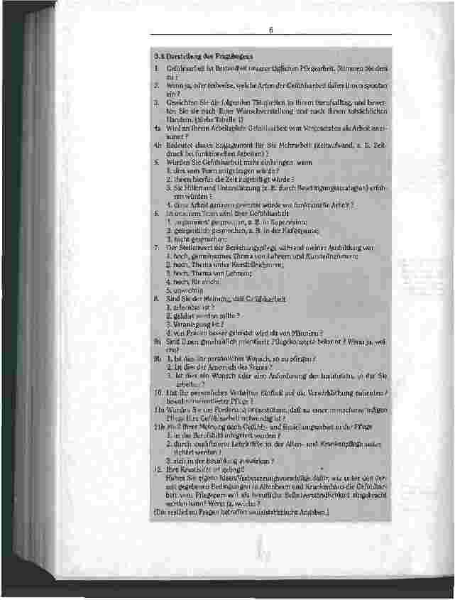 Vorschauseite 6: Gefühlsarbeit in der Pflege Emotionale Arbeit als fester Bestandteil der beruflichen Qualifikation