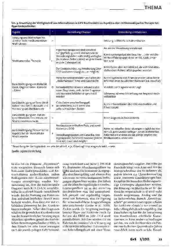 Vorschauseite 5: Lassen sich GKV-Routinedaten nutzen, um auf leitliniengerechte Versorgung zu schließen?