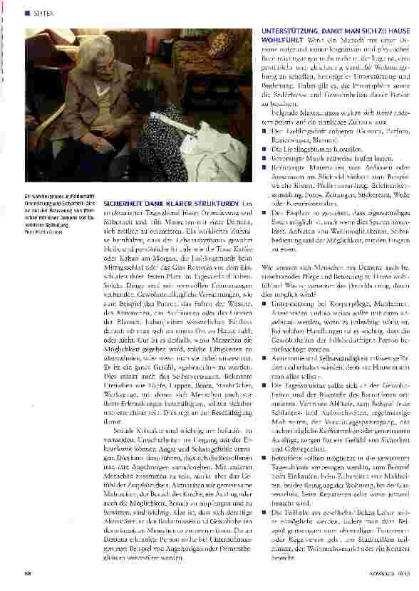 Vorschauseite 2: Geborgen im häuslichen Umfeld