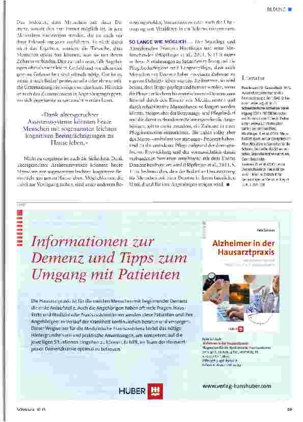 Vorschauseite 3: Geborgen im häuslichen Umfeld