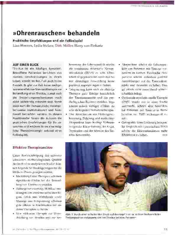 Vorschauseite 1: »Ohrenrauschen« behandeln