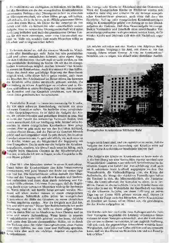 Vorschauseite 5: Evangelisches Krankenhaus Anspruch oder Angebot?