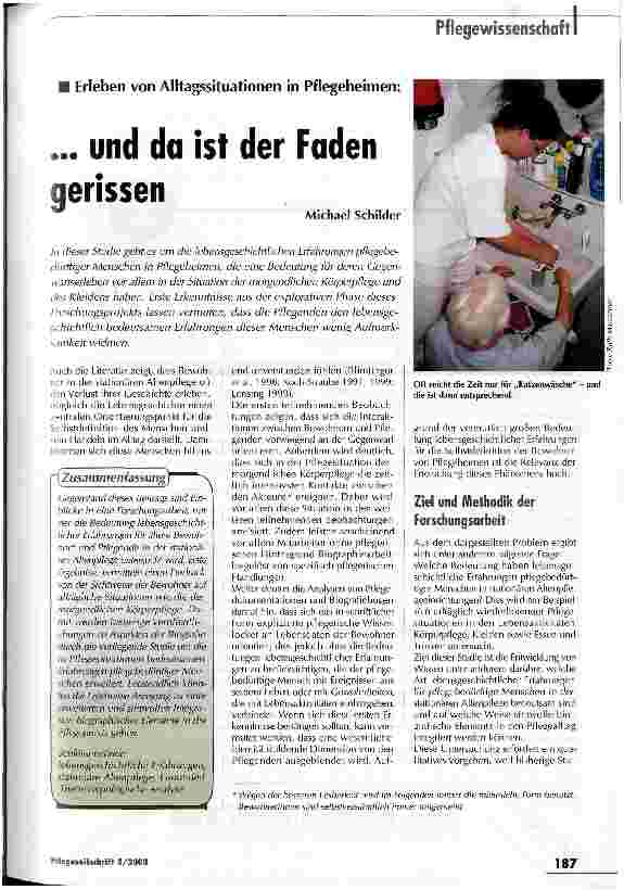 Vorschauseite 1: ... und da ist der Faden gerissen