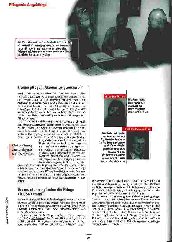 Vorschauseite 3: Die Pflegebereitschaft sinkt