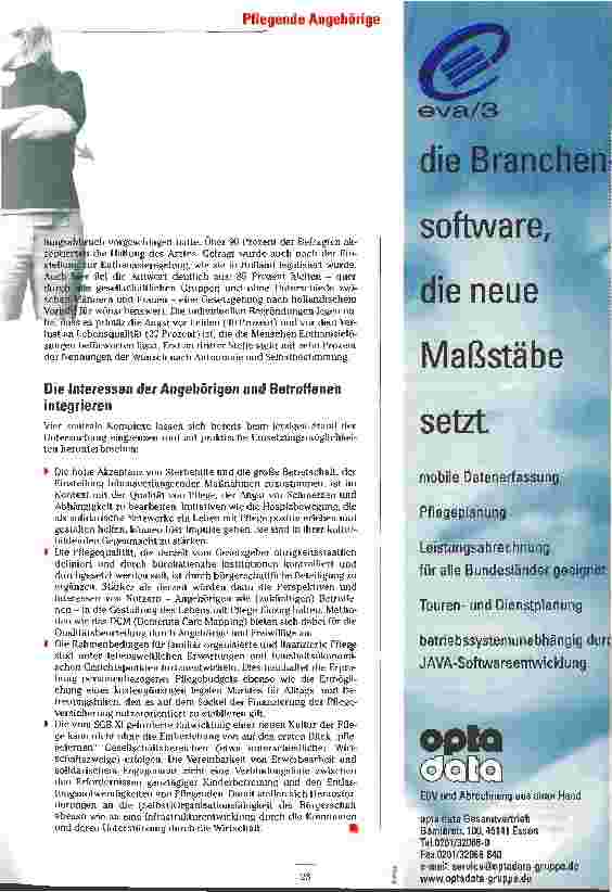 Vorschauseite 6: Die Pflegebereitschaft sinkt
