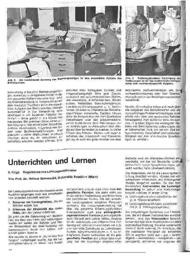 Vorschauseite 1: Unterrichten und Lernen 8.Folge: Registrieren von Leistungsmerkmalen