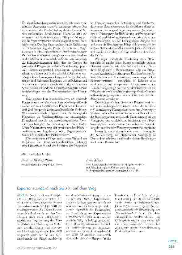 Vorschauseite 2: DEUTSCHER PFLEGERAT AM 5. FEBRUAR: OFFENER BRIEF AN DIE BUNDESKANZLERIN