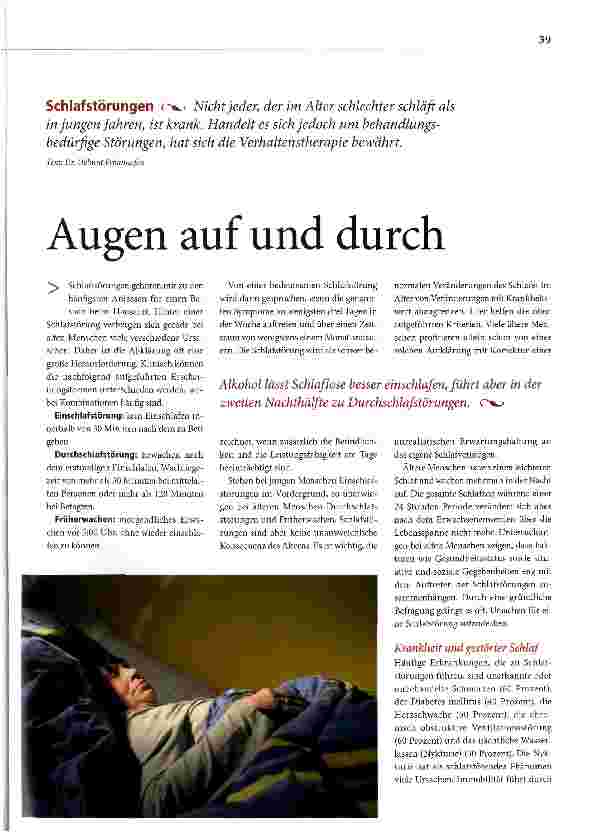 Vorschauseite 1: Augen auf und durch