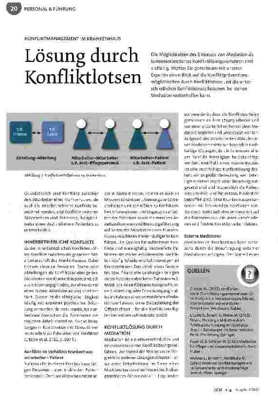 Vorschauseite 1: Lösung durch Konfliktlotsen