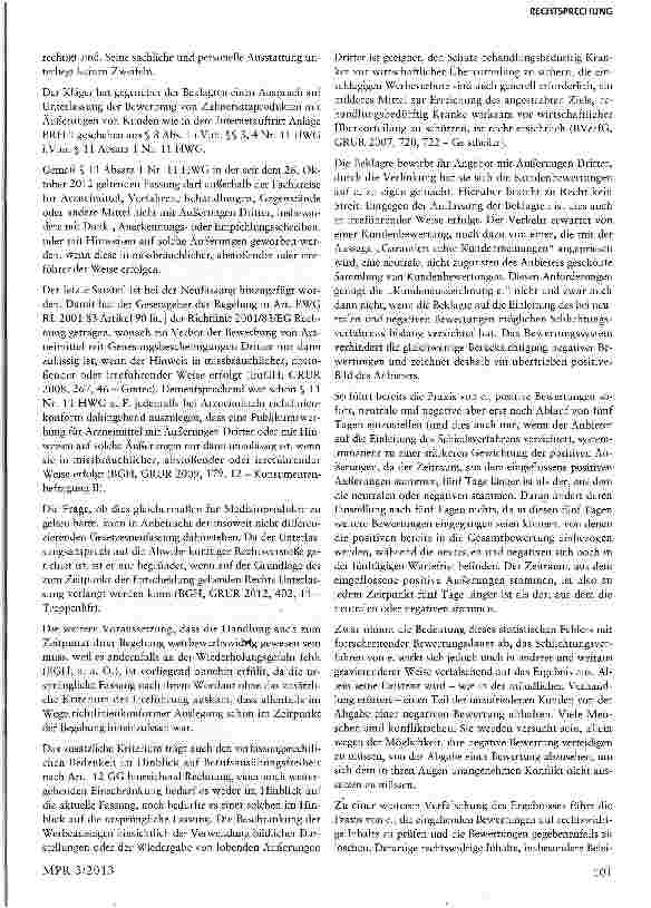 Vorschauseite 3: Werbung mit Kundenauszeichnungen im Internet § 11 Abs. 1 Nr. 11 HWG; § 8 Abs. 3 Nr. 2, 4 UWG; §§3,4 Nr. 11 UWG