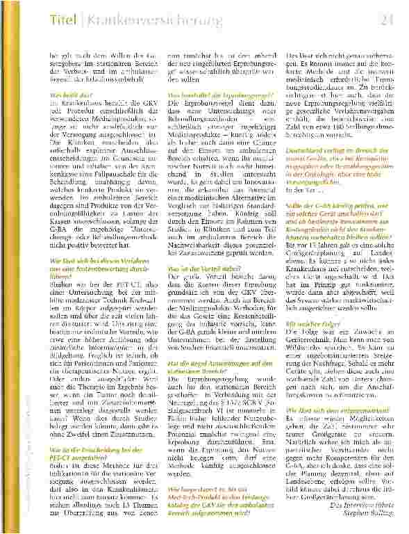 Vorschauseite 4: Fortschritt und Risiko
