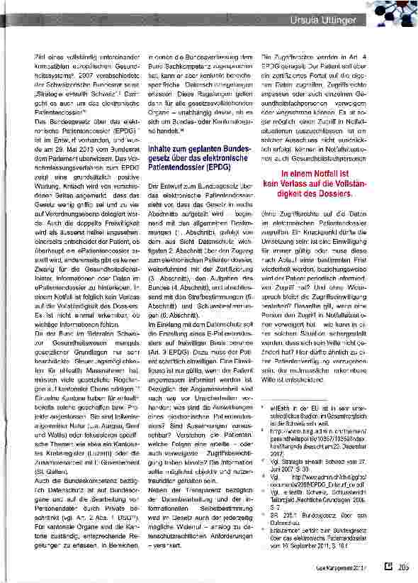 Vorschauseite 2: eHealth und Datenschutz