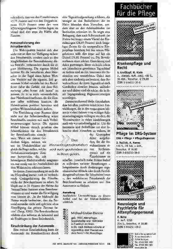 Vorschauseite 6: Selbstbestimmung trotz Hilfebedürftigkeit