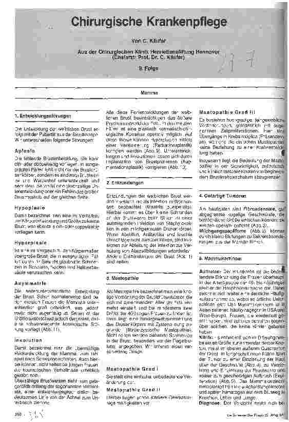 Vorschauseite 1: Chirurgische Krankenpflege